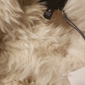 Love Tree Cream Faux Fur Jacket